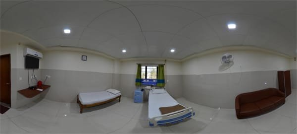 Suyog Nursing College Mysore patients room