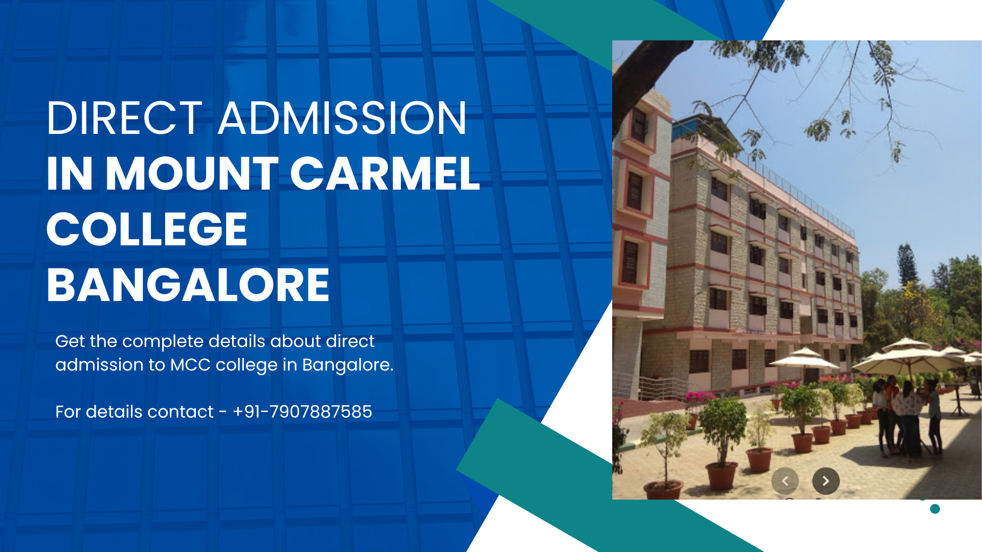 Direct Admission In Mount Carmel College Bangalore 2024