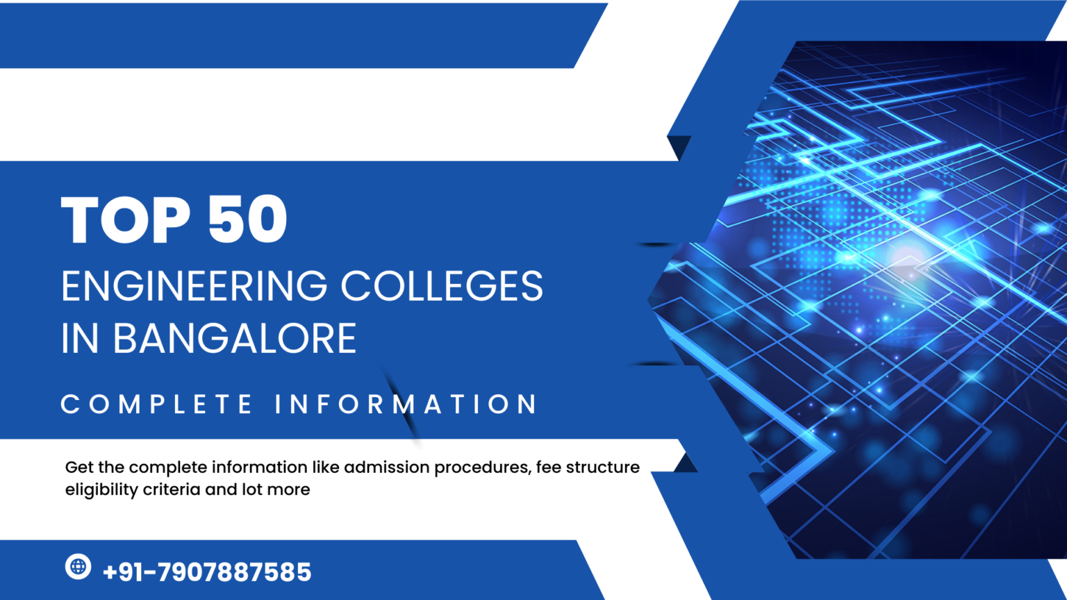 Top 50 Engineering Colleges in Bangalore with Ranking and Fees